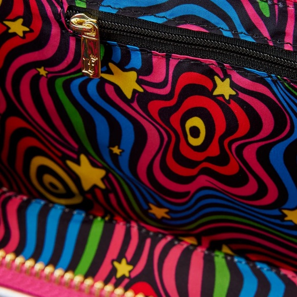 The Beatles x Loungefly Magical Mystery Tour Bus Crossbody Bag GLOW IN THE DARK - Picture 8 of 9